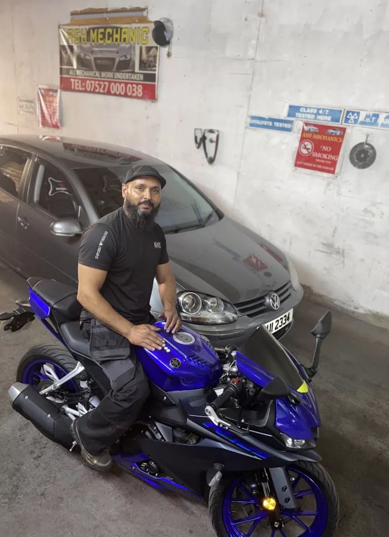 Ash, owner and lead mechanic at Ash Mechanic in Birmingham